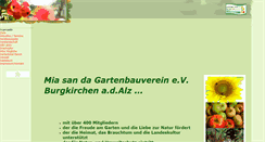 Desktop Screenshot of gartler-burgkirchen.de